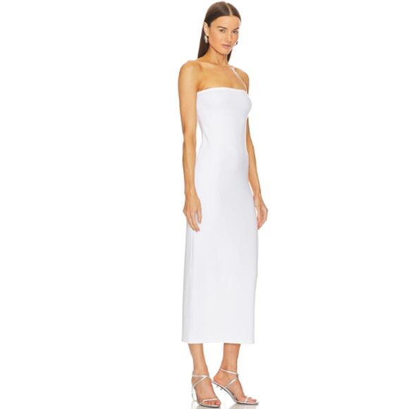 Victor Glemaud Strapless Midi Dress in White NWT Size Medium - Picture 1 of 4